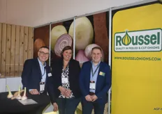 Jan Vandenabeele, Nancy Lams en Jarne Dejonghe van Roussel Onions, wat onder meer de FAIA-producten in de kijker wilde zetten tijdens deze editie