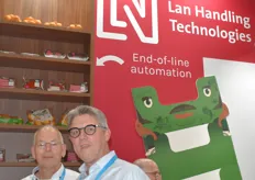 Marcel Maas en Joost van Leeuwen van Lan Handling Technology. End of line automatisering in de AGF sector.