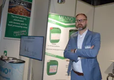 Christian Eidam van Menno Chemie was voor de eerste keer als exposant op de Anuga FoodTec. Het Duitse bedrijf ontwikkelt reinigings- en desinfectiemiddelen voor allerlei toepassingen binnen de food industrie. 