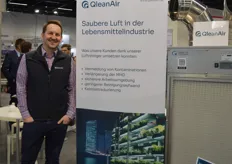 Het Duitse QleanAir ontwikkelt luchtreinigingssystemen voor tal van toepassingen en heeft daarbij ook vertical farming in het vizier, aldus Daniel Jarosch.