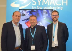 Het driekoppige team van SYMACH, specialist in afzak- en palletiseersystemen uit het Zeeuwse Terneuzen: Patrick Gijsel, Jean-Sébastien Moglia en Lennard de Ridder.