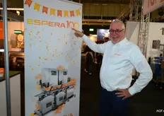 Jan Zwaan van Espera Nederland. Espera viert dit jaar hun 100-jarig bestaan.