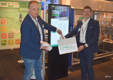 Robert Evers en Joan Berkvens van CPS, Case Packing Systems 