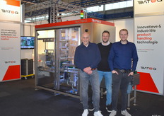 André ter Braake, Rob Grooters en Justin Markvoort. Het bedrijf maakt opzetsystemen voor klapkratten.