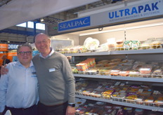 Christophe Deville en Vincent van Westen van Ultrapak verpakkingsmachines en systemen. Sealpac is het hoofdmerk van dit bedrijf die gespecialiseerd is in thermoform en topseal verpakkingen. 