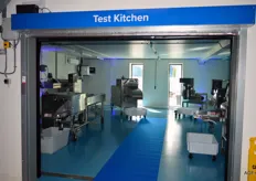 een test kitchen,
