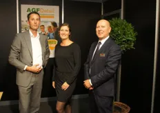 De beursorganisators Raymond Siliakus, Chantal Smit- Brugts en Bart de Jong