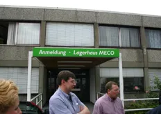 Entree van Meco, het hardfruit bewaarstation van Centralmarkt Roisdorf-Straelen.