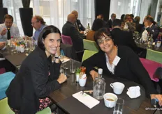 Raquel Izquierdo de Santiago van Freshfel Europe en Saida Barnat van Interfel
