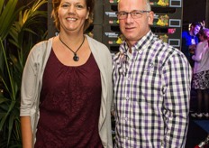 Chauffeur Wim van Dijk met z'n vrouw Sandra