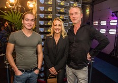 Joey, Nathalie en Kees de Bruin