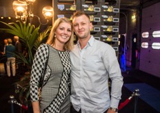 Nicky Both met haar vriend Gregor