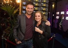 Harold Schuurmans van Westland Mushrooms met Nicolien