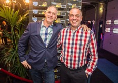 Oud-medewerkers Rob Pakvis van Nature's Pride en Ruud van der Ploeg van Timerfruit