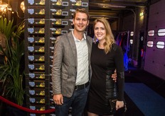 Robin Nutbey met haar vriend