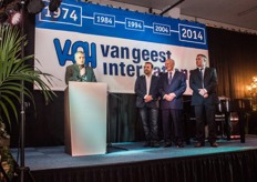 Rene, Philip, Rien en Wim van Geest