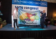 Vlag van kleinzoon Rien junior