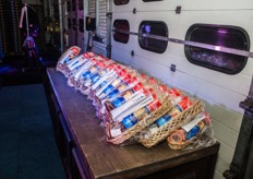 Presentje voor de bezoekers