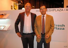 Antonio Oken van Opticool met Spaanse collega Javier Rueda, directeur van Gestion Frio Algeciras s.l. Beide onderdeel van de Agro Merchants Group.