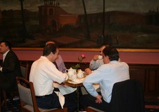 Ivo van der Staak van Beemsterboer, Henk Ham van Tebarint, Peter Raatjes van Dacom Plant Service en Anton Filippo van LBP Rotterdam.