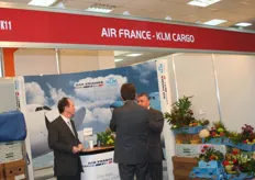 De stand van Air France-KLM Cargo.