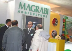 De stand van Magrabi Agriculture. Voor meer informatie: Tarek Bedir Magrabi Agriculture 13, Abdel Khalek Tharwat St. 11599 Cairo (Egypte) Tel.: +2 2 578 11 51 Fax: +2 2 578 11 52 www.magrabi-agriculture.com