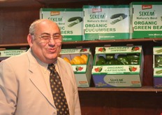 De stand van Sekem Group. Voor meer informatie: Karim Amin Sekem Group 3, Cairo-Belbeis Desert Road Cairo (Egypte) Tel.: +2 2 656 41 24 Fax: +2 2 656 41 23 www.sekem.com