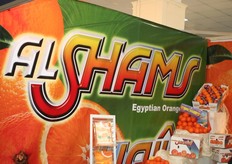 De stand van Al Shams.