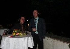 Folckert Pafforaad van Hortagro International en ikzelf.