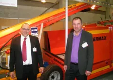 Antoin van den Bossche en Rudy Hermans van Cermax transportbanden.