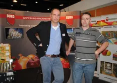 Arie Verhoef en Leo Verschuure van Burg Machinefabriek.