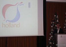 Jan van der Lans ging in op de nieuwe weg die ingeslagen wordt met afzetbevordering. Geen gezamenlijke beursdeelnames, maar digitale promotie