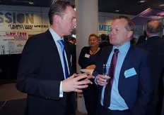 Jeroen Rondeel (Blue Engineering) met Frans van Leijden (HAS Limburg)