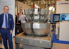 Rob Bonsma van Ishida Europe. Vanaf begin dit jaar werkt Ishida met sectorspecifieke wegers. Oftewel, op basis van de RV serie zijn weger beschikbaar met een vooraf samengestelde configuratie.