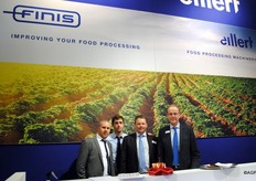 Michael Cox, Wouter van Raaij, René Bannink en Hans ter Wielen van Finis/Eillert.