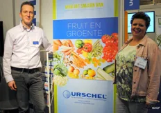 Hugo Witsenburg en Deanna van der Steen van Urschel. Opnieuw onderdeel van het VMT Foodplein.