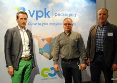 Bas Teunissen(VPK Packaging), Frank Helmus (Smart Packaging Solutions) en René Versteeg (VPK)