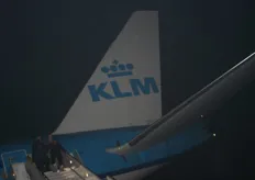 Ons vliegtuig van KLM.