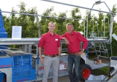 Hans van Blokland en Olaf Vernooij van Agri-com