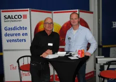 Johan Muis en Martijn Lochies van Salco bedrijfsdeuren. Momenteel vind bijna 90% van hun activiteiten buiten Nederland plaats