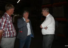 Ook Piet Blankendaal kwam een kijkje nemen bij de aardappelhandel