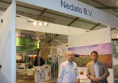 Werner Verschuren en Heero Gramsma van Nedato zien het nieuwe aardappelseizoen een stuk zonniger tegemoet.