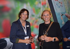Inge Ribbens van GroentenFruit Huis en Aline Nijhoff van TripleF Fruit