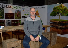 Voor de eerste keer aanwezig! Bodem & Groen. Marcel de Jong is gespecialiseerd in bodem- en plantengezondheid