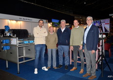 Kristof Stas, Rudi Haesevoets, Geert Benaets, Wim Franssen en Stefaan Stas van Stas Belgium