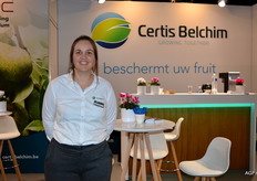Maud Buggenhout van Certis Belchim. Zij introduceerden Valis F en Frutogard op de beurs. Deze zijn voornamelijk te gebruiken in de Belgische wijnbouw, dit komt omdat in Nederland andere regels gelden voor deze middelen, aldus Maud