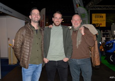 De drie musketiers van Van Amerongen: Niels Remmelink, Kevin Mol en Wim van den Berg
