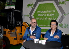 Bert Meesters en Wendy Meesters van Meesters Park Tuin Machinery