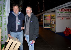 Bert den Haan en Dick van Vliet als bezoekers op de beurs