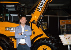 Matthias Appel van JCB België Nederland voor de TM220 wiellader
